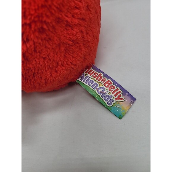 Mushabelly Alienoids Org  Plush 8" Red  Pink Yellow Mushkin Purple Tongue - Picture 9 of 11